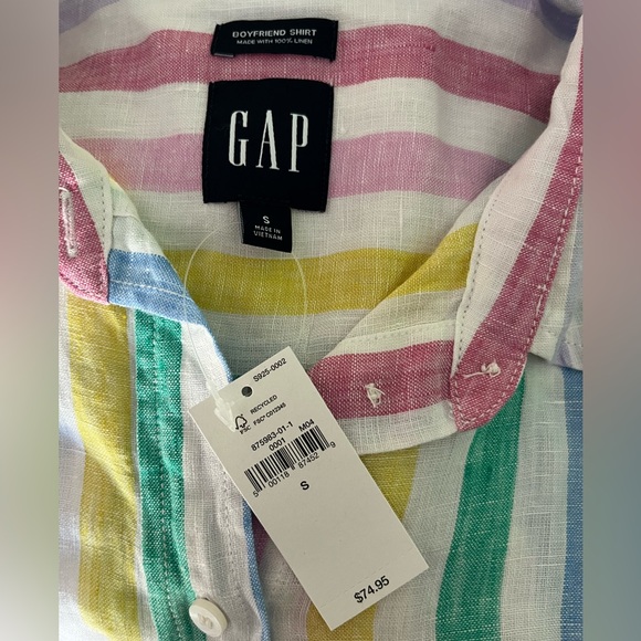 Gap linen boyfriend shirt - Picture 4 of 4